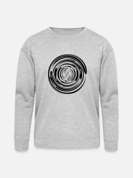 Abstract Vortex 17 - Bella + Canvas Unisex Sweatshirt - heather gray