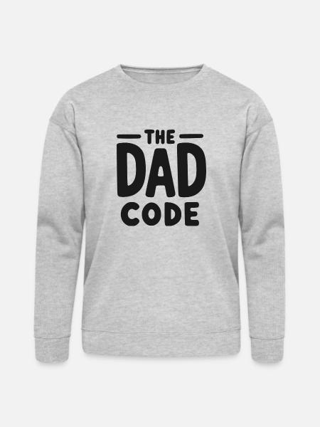 The Dad Code - Bella + Canvas Unisex Sweatshirt - heather gray