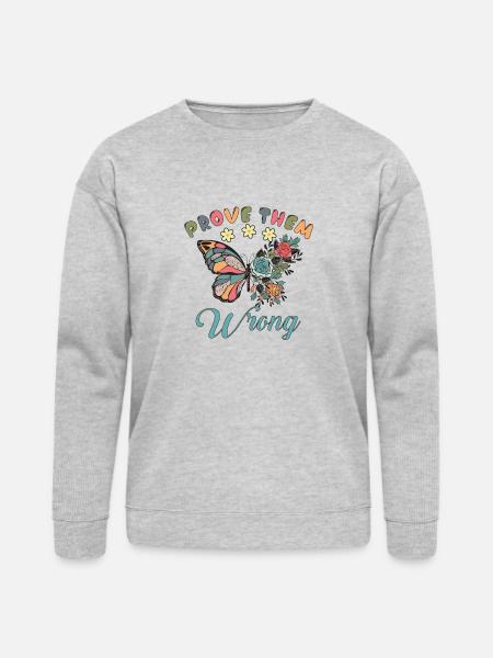 Prove them wrong - Bella + Canvas Unisex Sweatshirt - heather gray