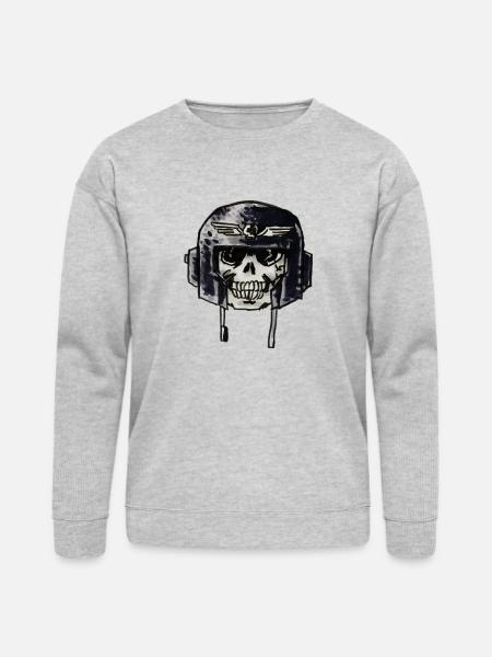 Guard Skull - Bella + Canvas Unisex Sweatshirt - heather gray
