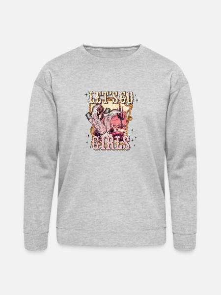 Let's go girls - Bella + Canvas Unisex Sweatshirt - heather gray