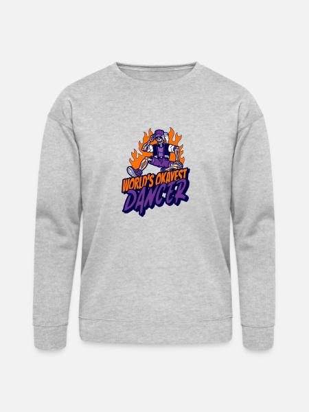 Worlds Okayest Dancer - Bella + Canvas Unisex Sweatshirt - heather gray