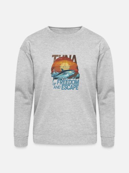 Ocean Depths and Tuna - Bella + Canvas Unisex Sweatshirt - heather gray