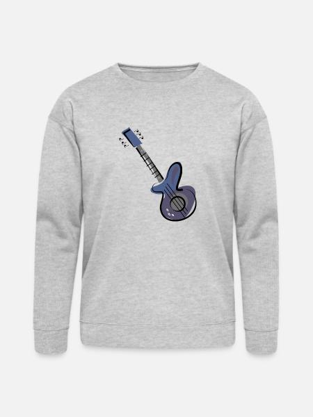 Guitar - Bella + Canvas Unisex Sweatshirt - heather gray