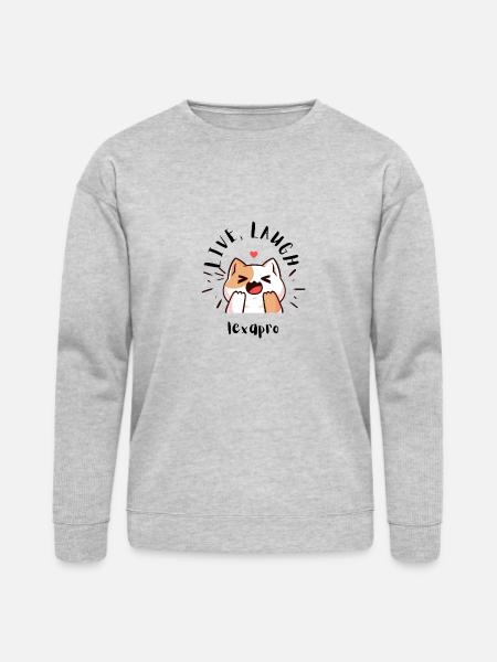 Live Laugh - Bella + Canvas Unisex Sweatshirt - heather gray