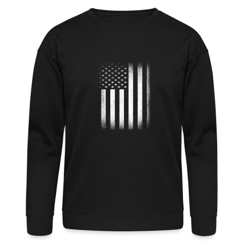 US Flag Distressed - Bella + Canvas Unisex Sweatshirt