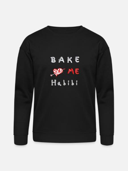 Bake me Habibi Pierced - Bella + Canvas Unisex Sweatshirt - black