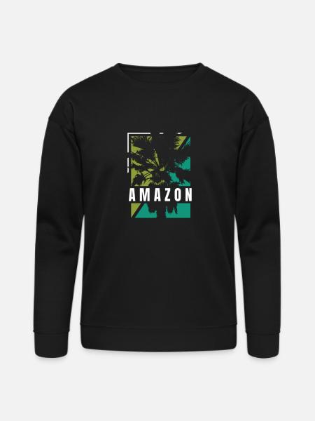 AMAZON WELCOME TO JUNGLE - Bella + Canvas Unisex Sweatshirt - black