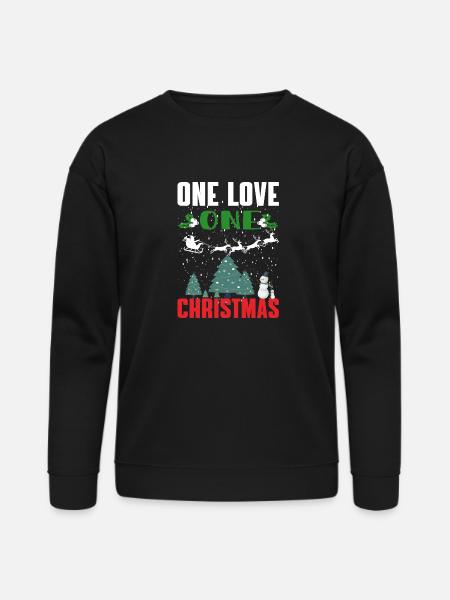 One Christmas - Bella + Canvas Unisex Sweatshirt - black