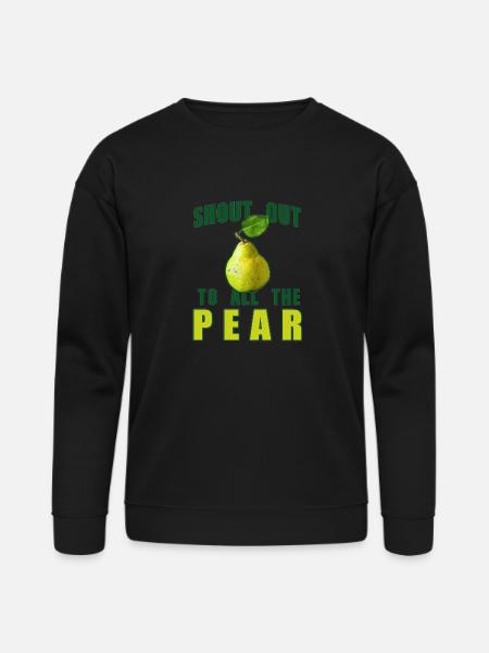 Shout Out To All The Pear - Bella + Canvas Unisex Sweatshirt - black