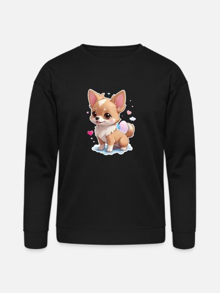 Charming Chihuahua Chic - Bella + Canvas Unisex Sweatshirt - black