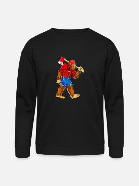 Logger Big Foot - Bella + Canvas Unisex Sweatshirt - black