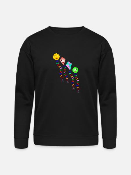 kites - Bella + Canvas Unisex Sweatshirt - black