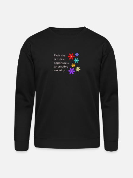 Empathy - Bella + Canvas Unisex Sweatshirt - black