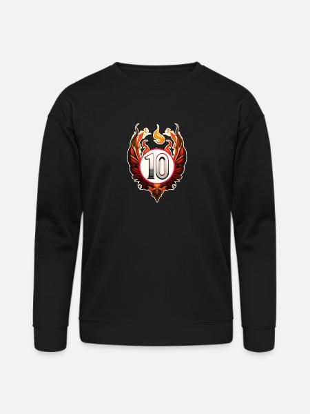 Ten Sports Number - Bella + Canvas Unisex Sweatshirt - black