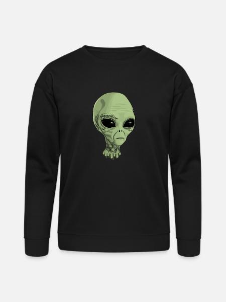 Alien Tattoo - Bella + Canvas Unisex Sweatshirt - black