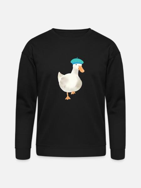Ducky - Bella + Canvas Unisex Sweatshirt - black