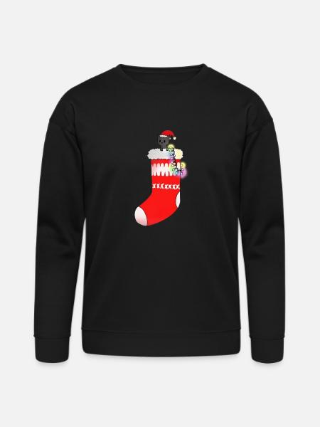 Christmas Socks - Bella + Canvas Unisex Sweatshirt - black