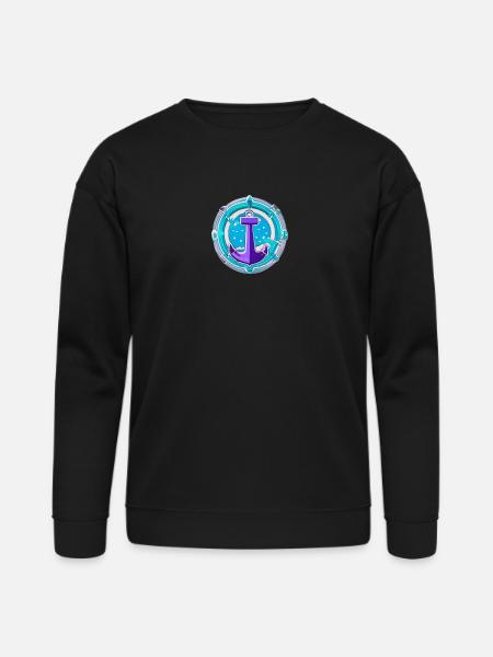 Anchors Away - Bella + Canvas Unisex Sweatshirt - black