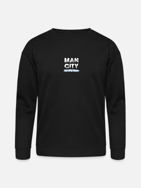 man_city - The Sky Blues - Bella + Canvas Unisex Sweatshirt - black