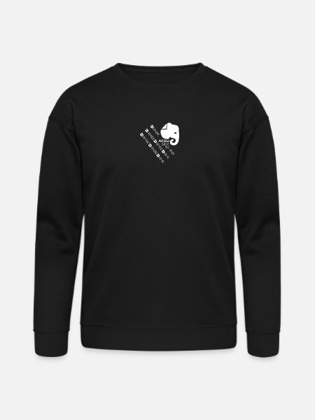 Acoli Side TV Graphic Pattern - Bella + Canvas Unisex Sweatshirt - black