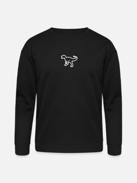 Raptor Dinosaur - Bella + Canvas Unisex Sweatshirt - black