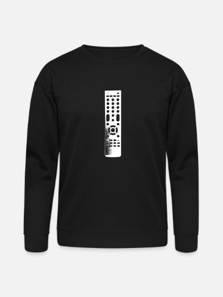 Remote Control Clear - Bella + Canvas Unisex Sweatshirt - black
