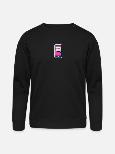 Chat bubble - Bella + Canvas Unisex Sweatshirt - black