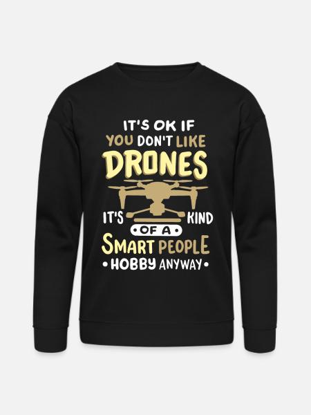 Drones Quadcopter RC Drone Pilot - Bella + Canvas Unisex Sweatshirt - black