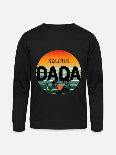 Prehistoric Dinosaur Sunset Design - Bella + Canvas Unisex Sweatshirt - black