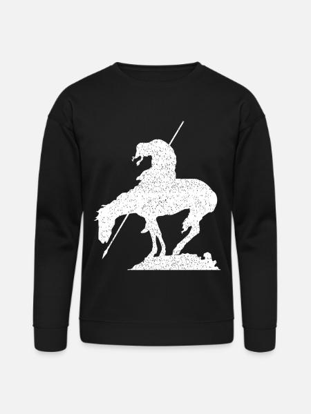 The horseman trail end - Bella + Canvas Unisex Sweatshirt - black