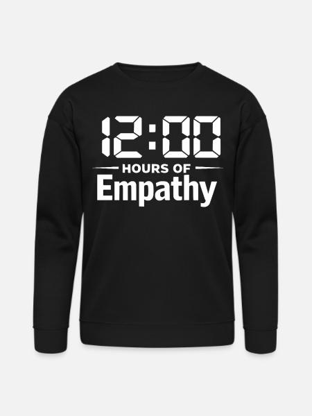 12 Hours of Empathy Aide - Bella + Canvas Unisex Sweatshirt - black
