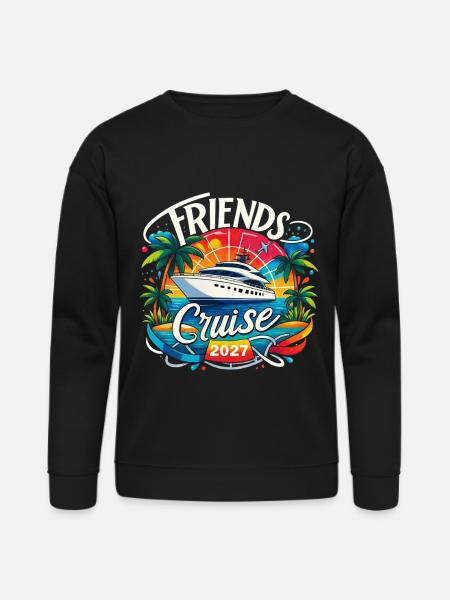 Friends Cruise 2027 - Bella + Canvas Unisex Sweatshirt - black