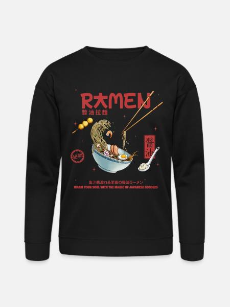 Ramen - Bella + Canvas Unisex Sweatshirt - black