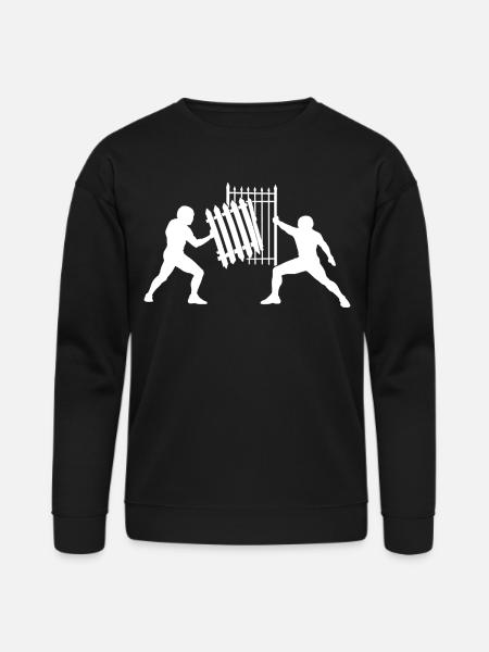 Gate Push Duel Silhouette - Bella + Canvas Unisex Sweatshirt - black