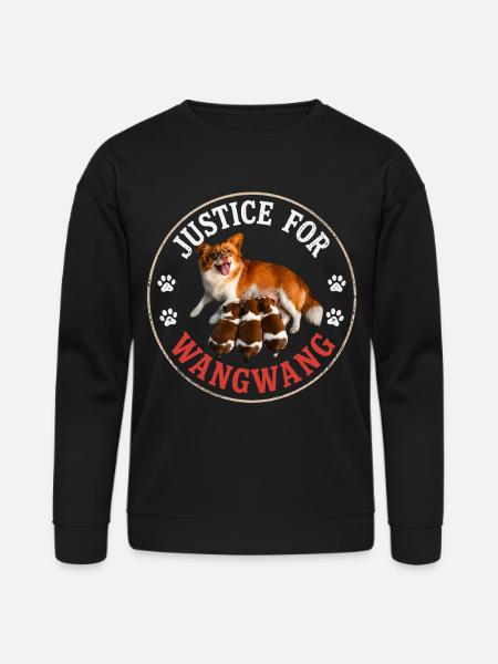 Justice For Wangwang Dog - Bella + Canvas Unisex Sweatshirt - black