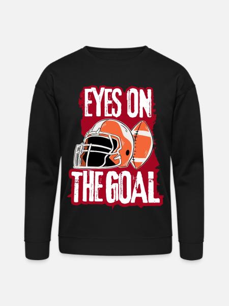 American Football T-Shirt - Bella + Canvas Unisex Sweatshirt - black