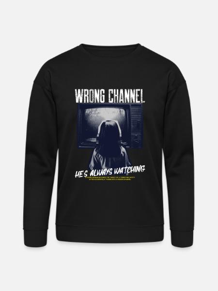 Wrong Channel - Bella + Canvas Unisex Sweatshirt - black