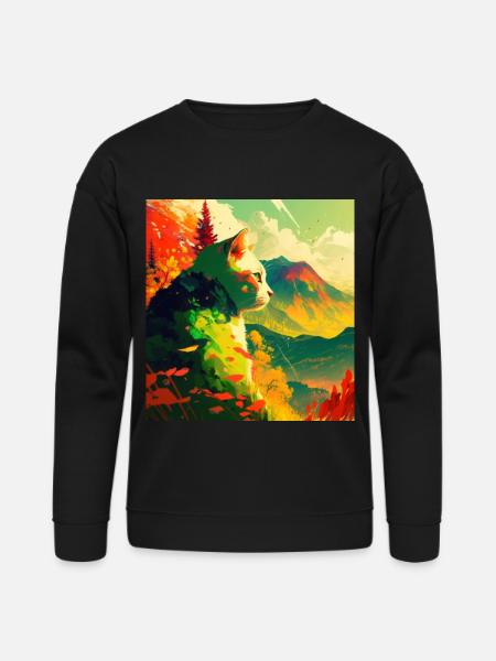CAT - Bella + Canvas Unisex Sweatshirt - black
