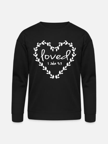 Loved Religious - Bella + Canvas Unisex Sweatshirt - black