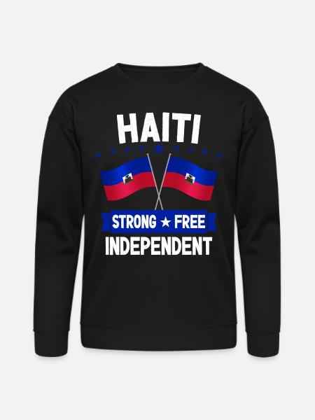 Haiti - Bella + Canvas Unisex Sweatshirt - black
