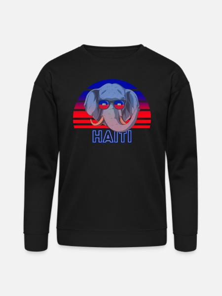 Haiti - Bella + Canvas Unisex Sweatshirt - black