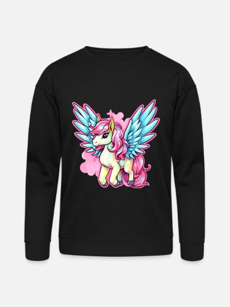 Pegasus - Bella + Canvas Unisex Sweatshirt - black