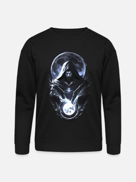 Moon wizard - Bella + Canvas Unisex Sweatshirt - black