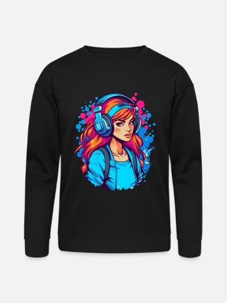 Gamer Girl - Bella + Canvas Unisex Sweatshirt - black