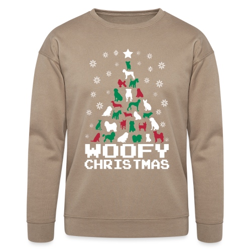 Woofy Christmas Tree - Bella + Canvas Unisex Sweatshirt