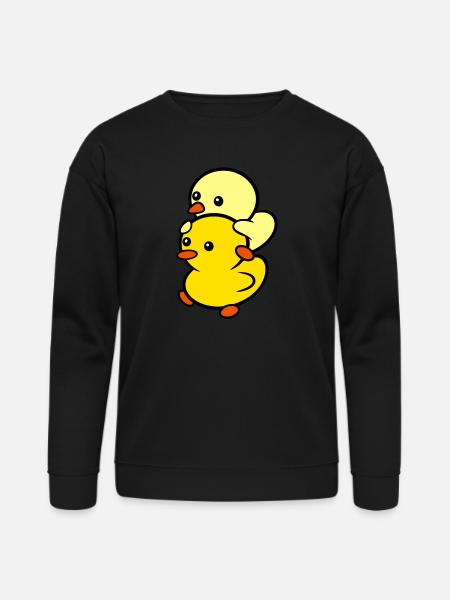 Duckie and Duck - Bella + Canvas Unisex Sweatshirt - black