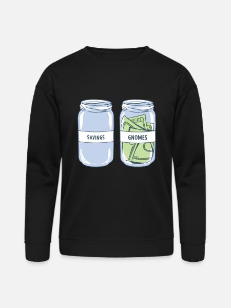 Garden Gnome Saving Gnomes - Bella + Canvas Unisex Sweatshirt - black