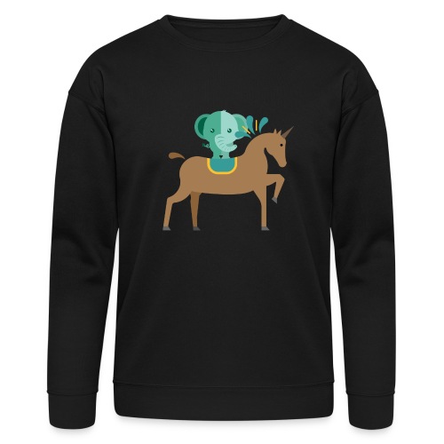 Unicorn and elephant - Bella + Canvas Unisex Sweatshirt