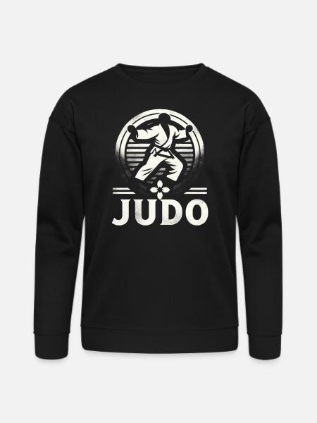 Judo Mastery Combat Emblem - Bella + Canvas Unisex Sweatshirt - black
